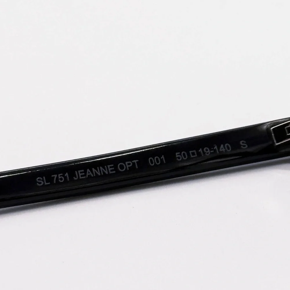 NEW SAINT LAURENT SL 751 JEANNE OPT 001 ROUND BLACK SL751 001 WOMEN EYEGLASSES